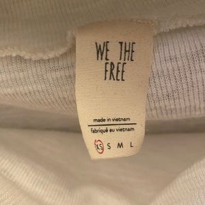 Free People White Off the Shoulder Top Size XS